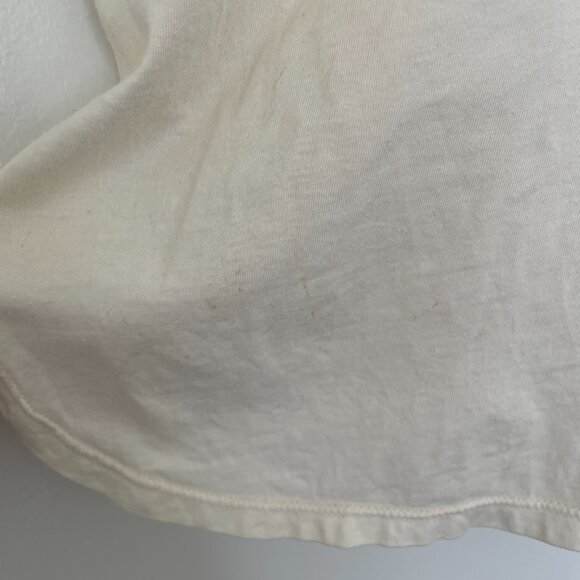 Johnny Was embroidered scoop neck 3/4 sleeve tunic in cream - Picture 6 of 10